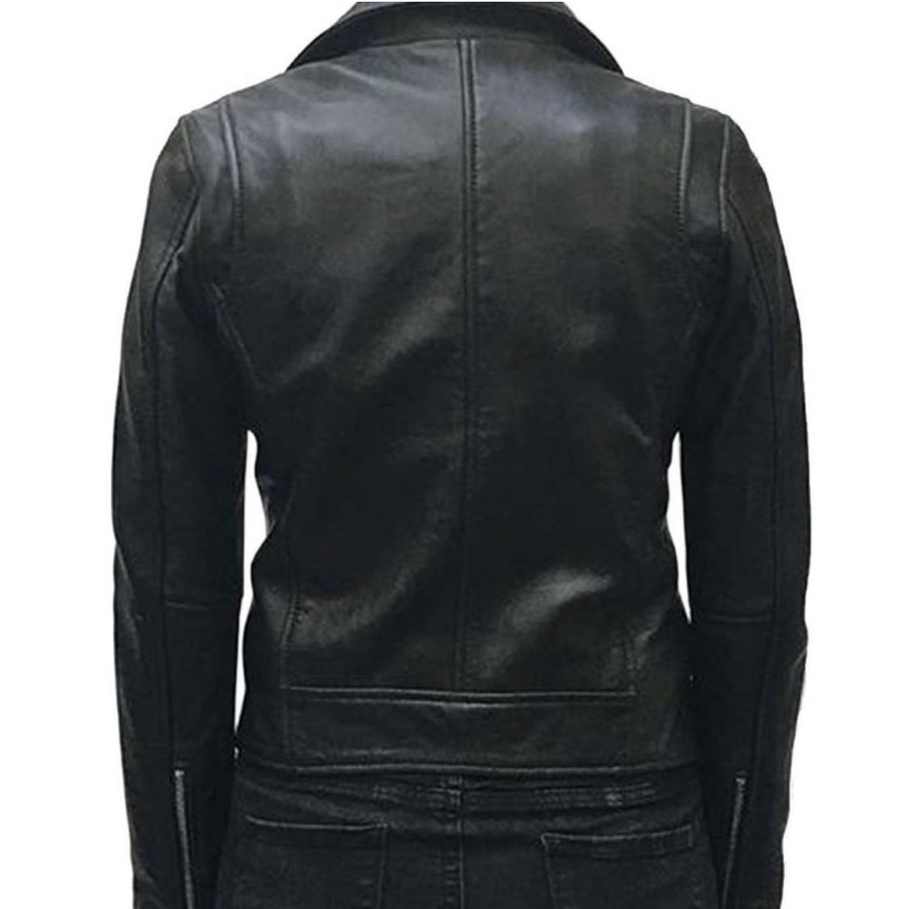 LEATHER MOTO JACKET - Picture 5 of 6